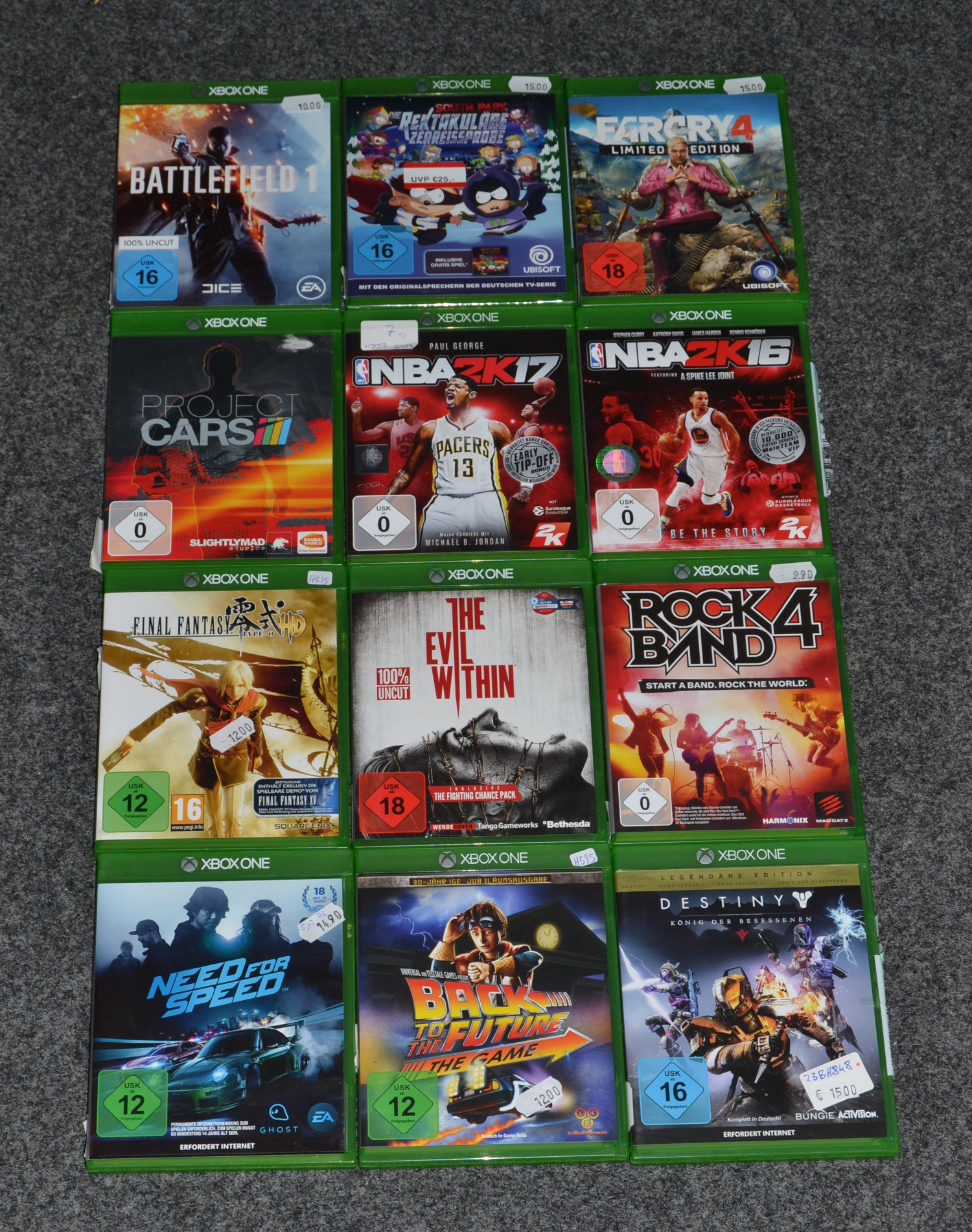 Xbox One Spiele 1